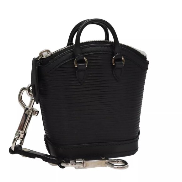 LOUIS VUITTON Epi Mini Lockit Charm Black LV Auth - Picture 2 of 15